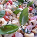Warme tortellini salade