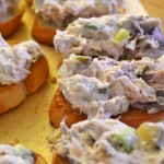 crostini met makreelsalade