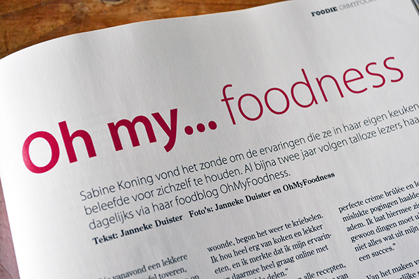 OhMyFoodness in Foodies Magazine