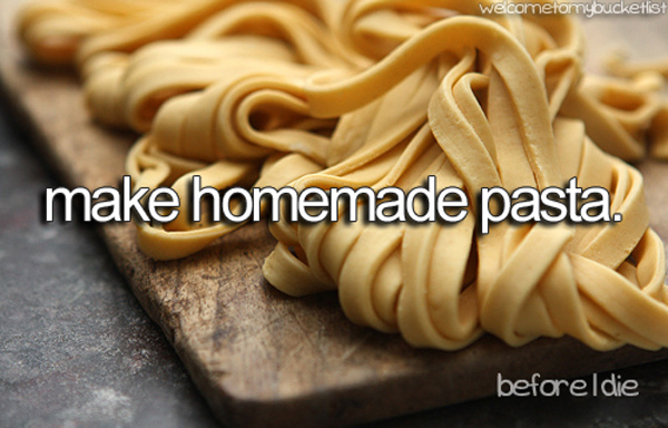 make homemade pasta