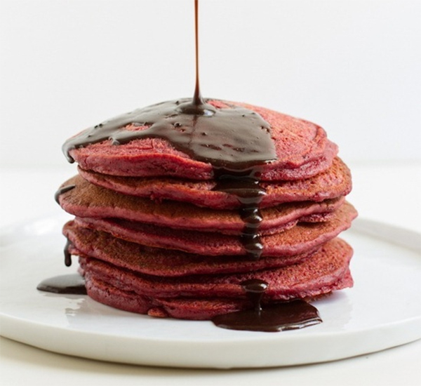 red velvet pannenkoeken