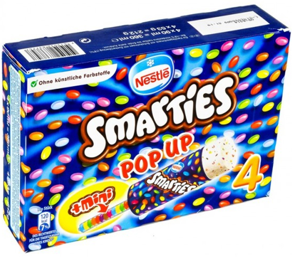 smarties pop up