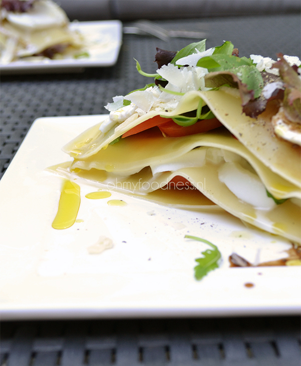 zomerse lasagne caprese 