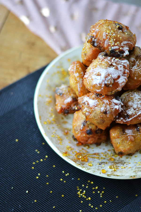 oliebollentoren met karamel