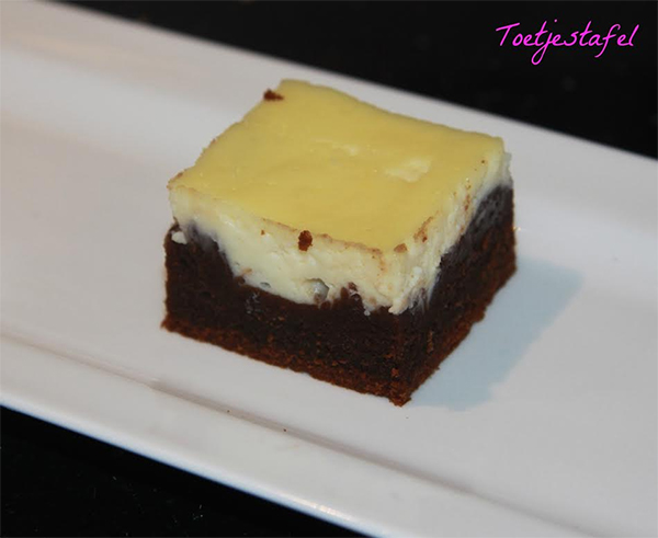 Brownies met ricotta 