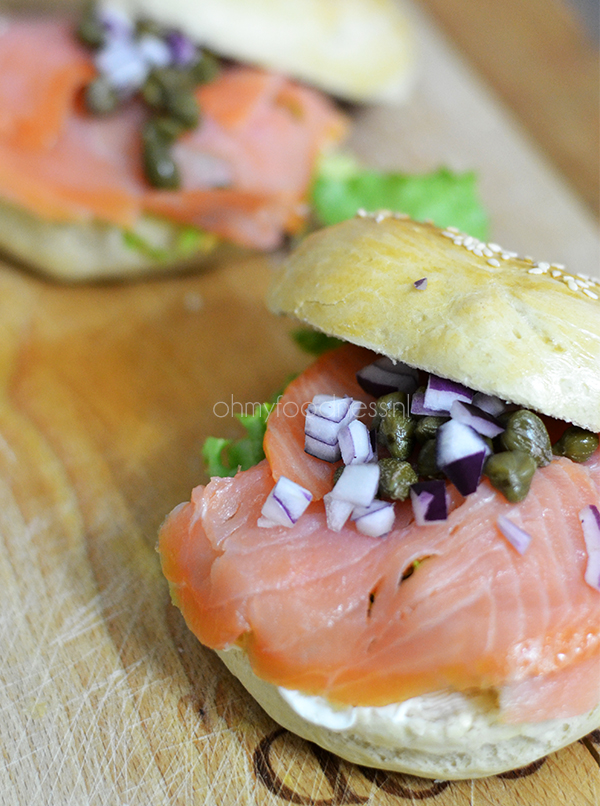 Bagel Wilde zalm