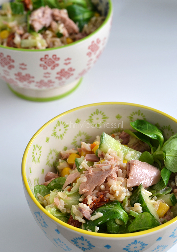 rijstsalade met tonijn 2