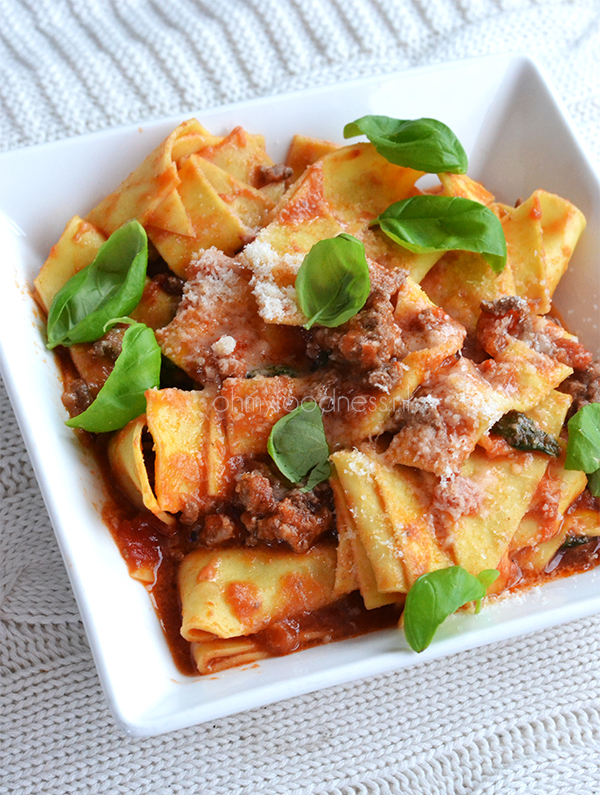 snelle pasta met tomatensaus