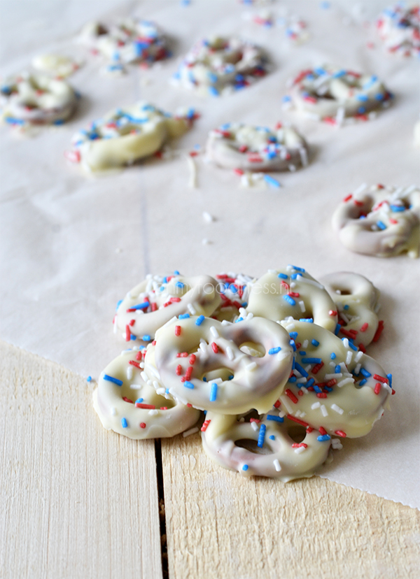 witte chocoladepretzels