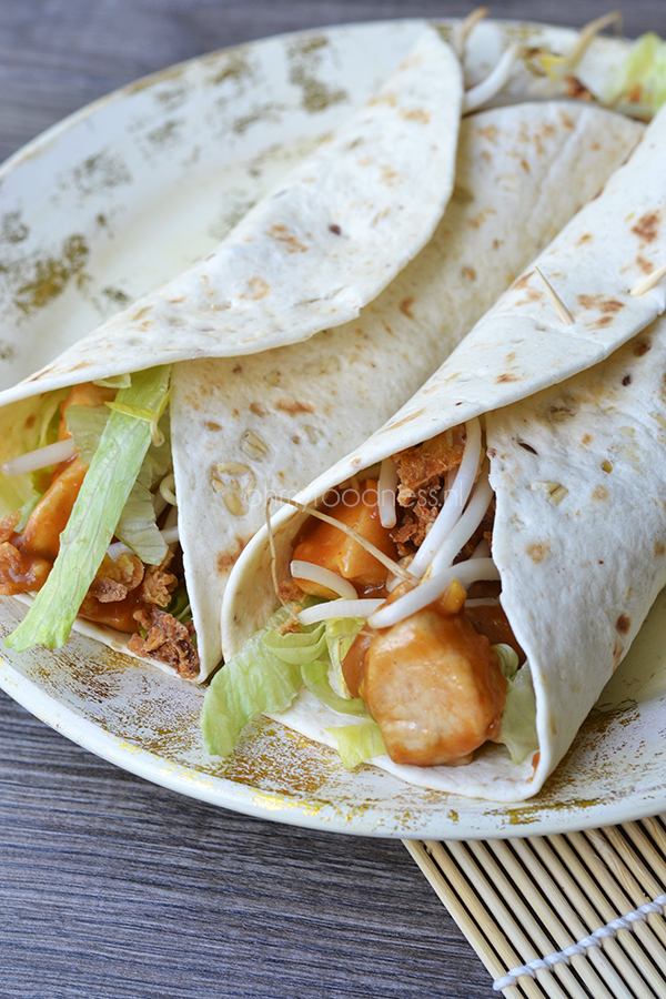 wraps met kipsate