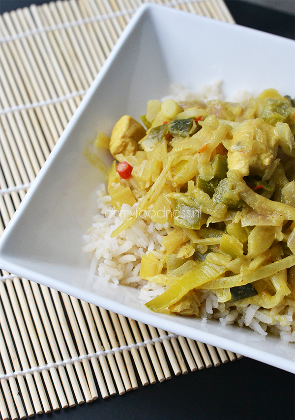 Thaise groene curry 