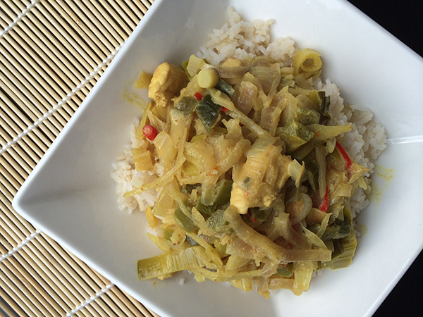 Thaise groene curry