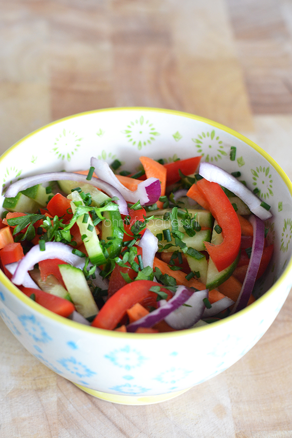 eenvoudige rauwkostsalade