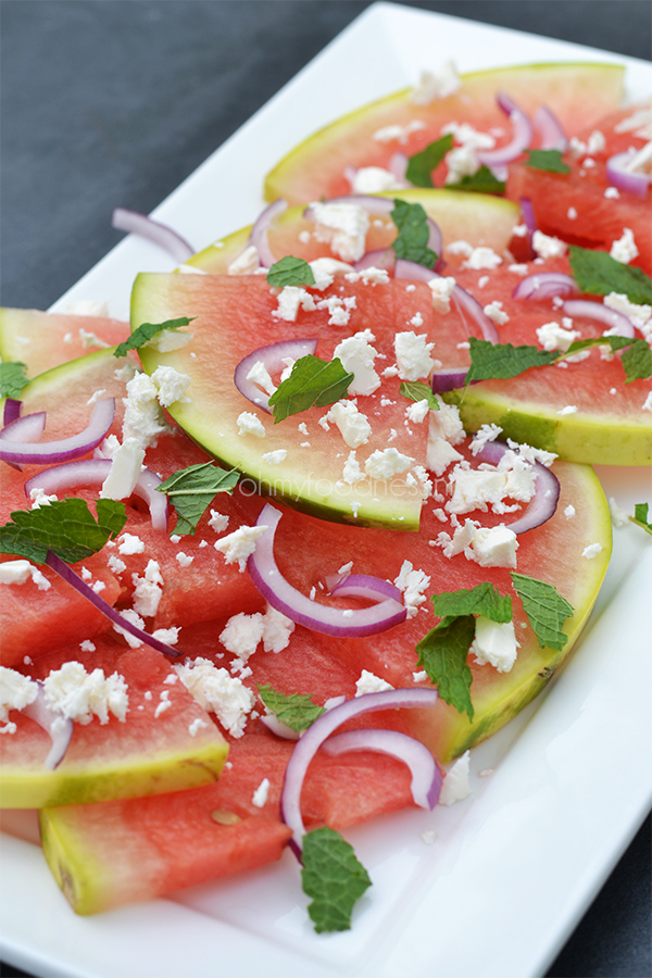 watermeloensalade met feta