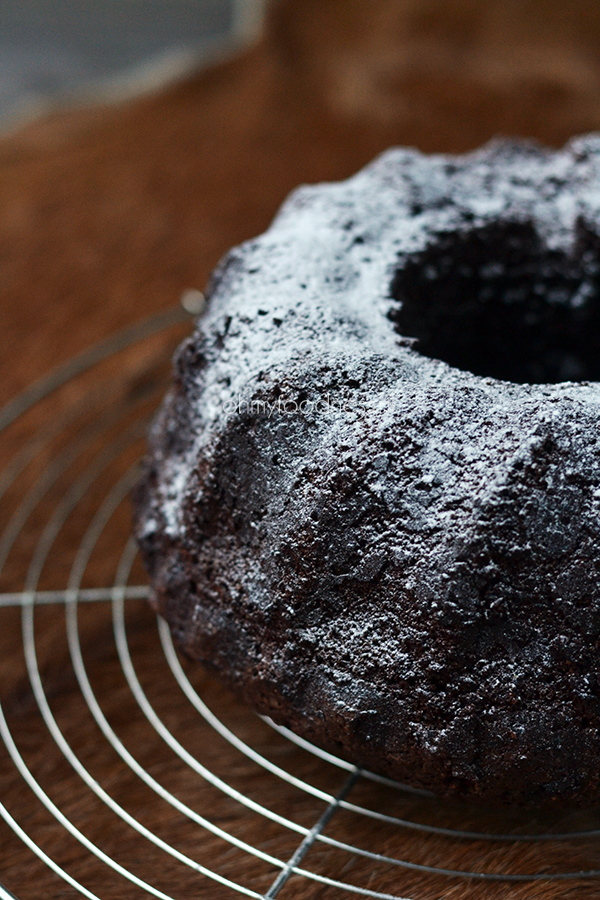 Chocolade-kaneel Bundt Cake