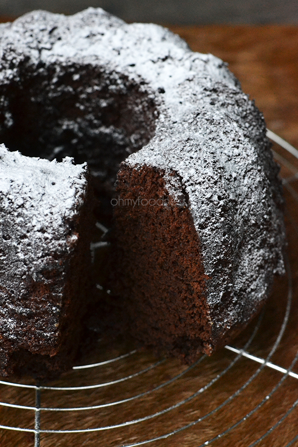 Chocolade-kaneel Bundt Cake