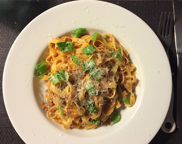 Tagliatelle bolognese