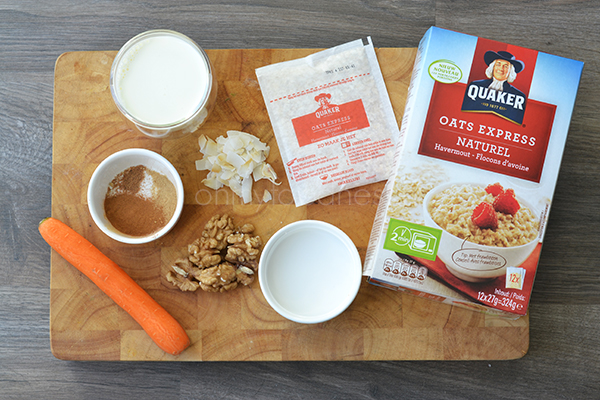 Carrotcake Havermout Ingrediënten