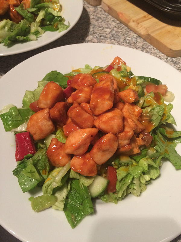 Buffalo Chicken Salade