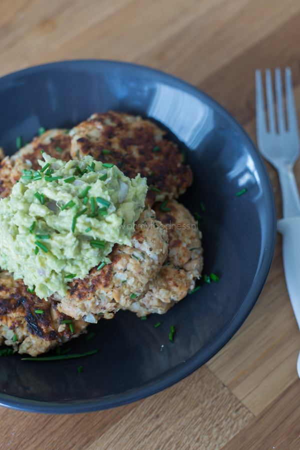 Zalm-Havermoutburgertjes