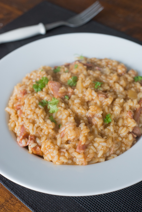 Barbecue Pulled Pork Risotto