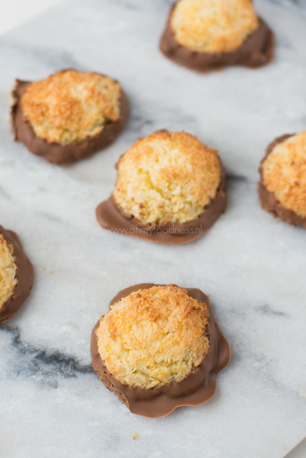 Kokosbollen met chocolade