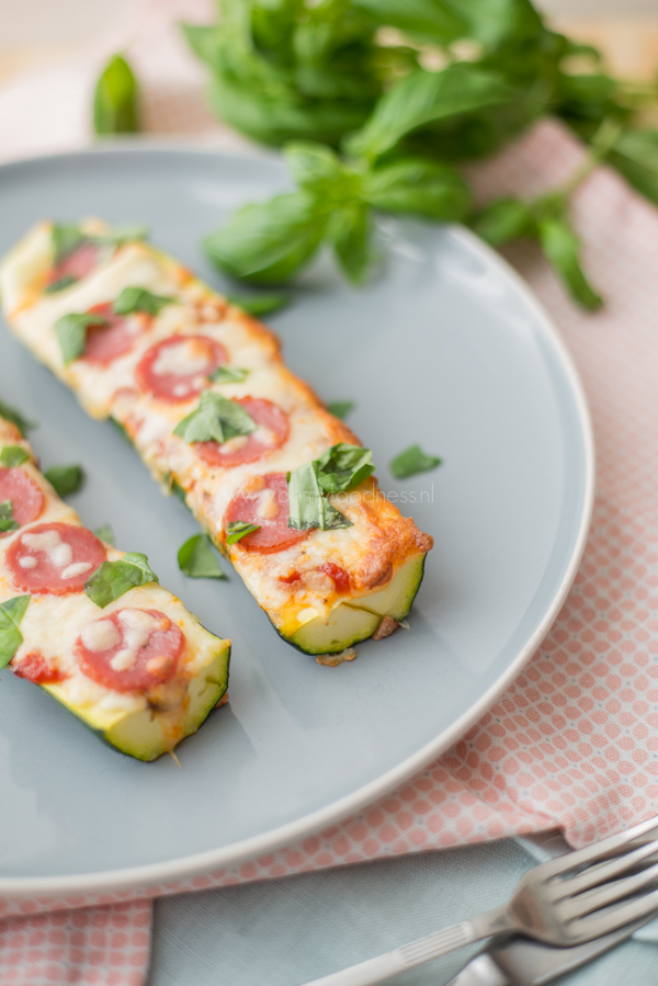 Pizza Courgettebootjes