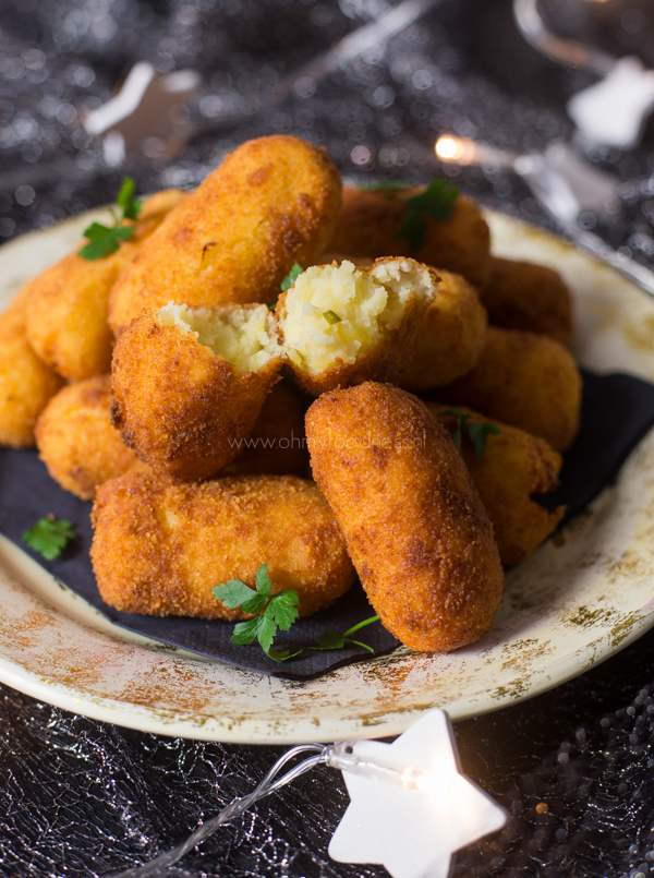 Aardappelkroketjes met Parmezaan