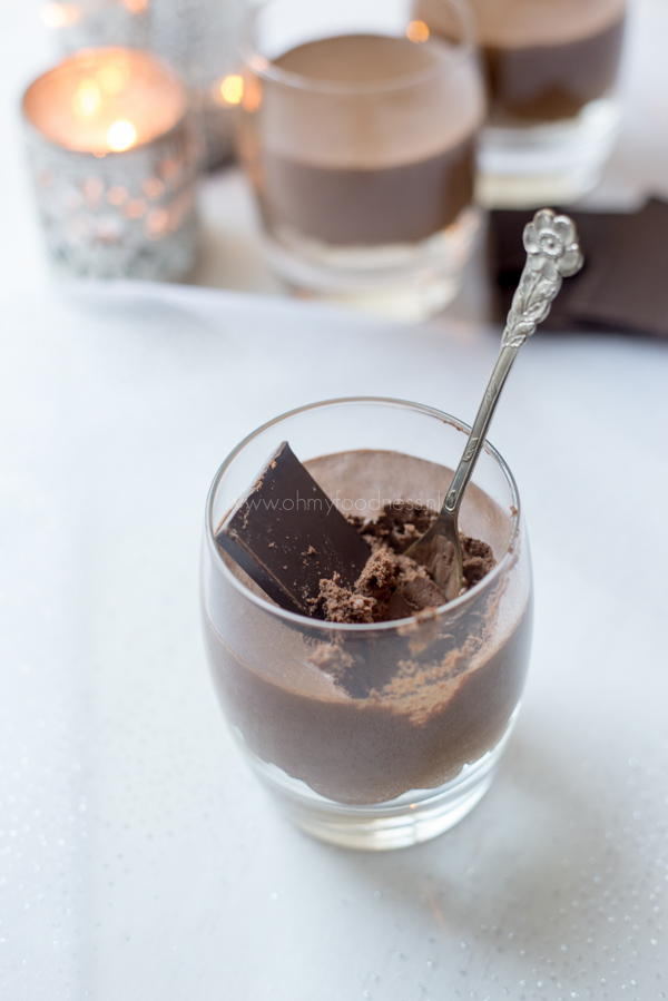 Chocolade-speculaasmousse