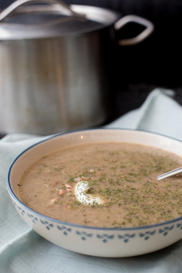 champignonsoep met hollandse garnaaltjes