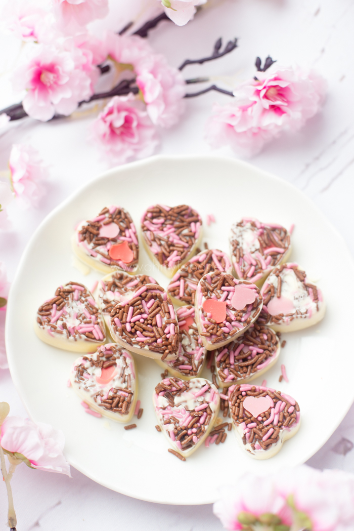 Witte Valentijnschocolaatjes 