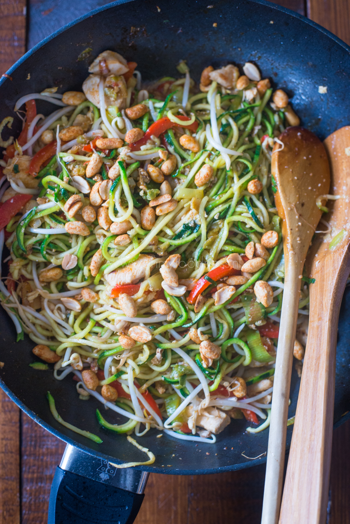 Pad Thai van courgette