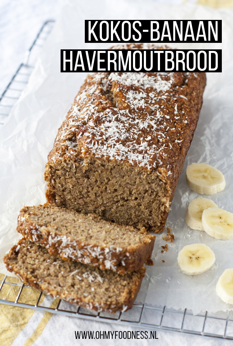 kokos banaan havermoutbrood