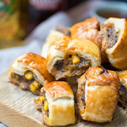 Mini Mexicaanse Saucijzenbroodjes
