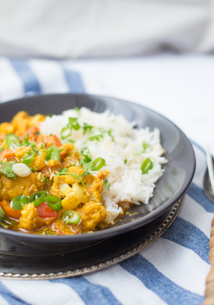 Gele groentecurry