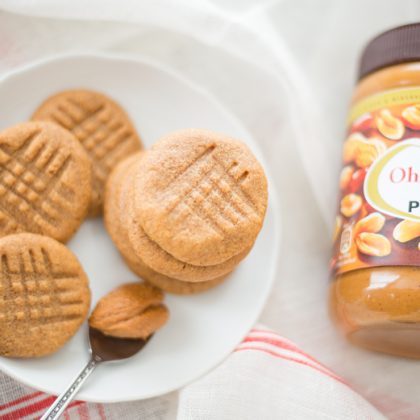 Pindakaaskoekjes met 3 ingrediënten