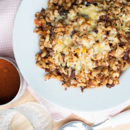 Chilimacaroni uit de slowcooker