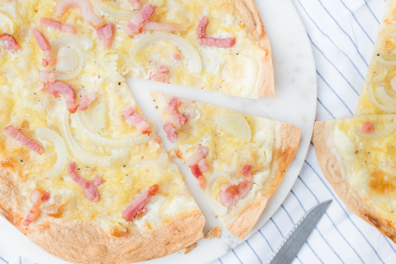 Supersnelle Flammkuchen