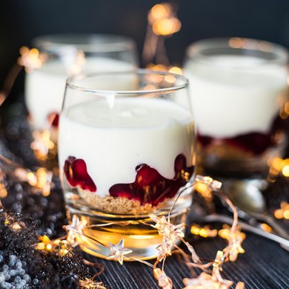 Champagnecheesecake potjes