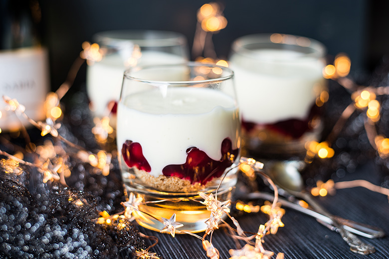Champagnecheesecake potjes