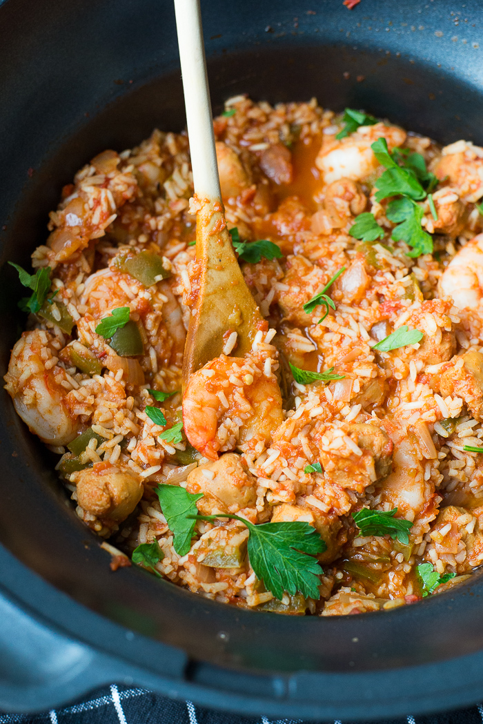 Jambalaya uit de slowcooker