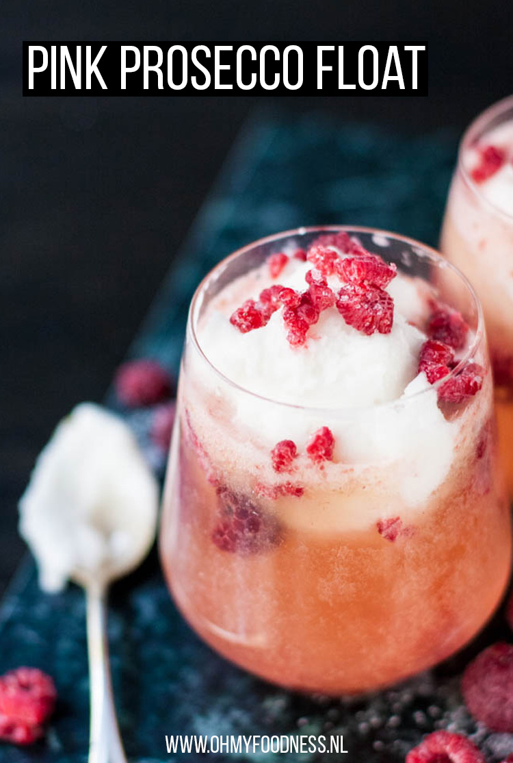 Pink Prosecco Float