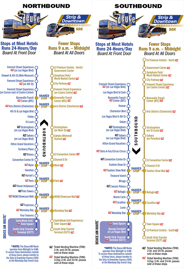 Las Vegas Deuce & SDX bussen