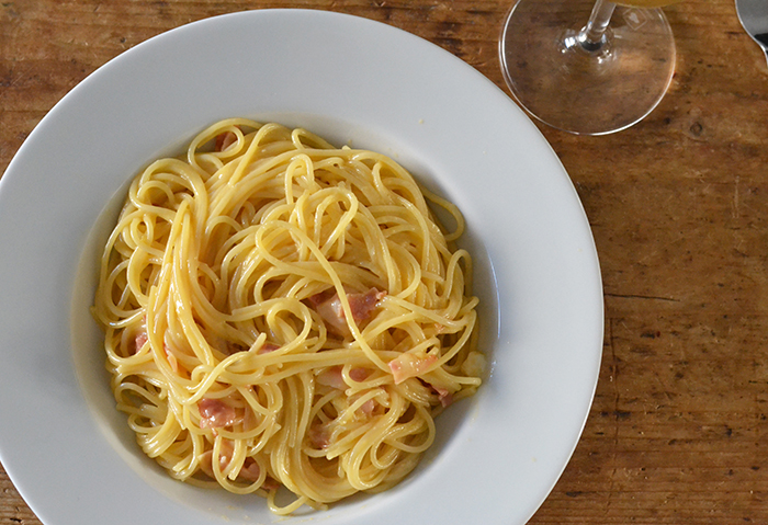 pasta carbonara