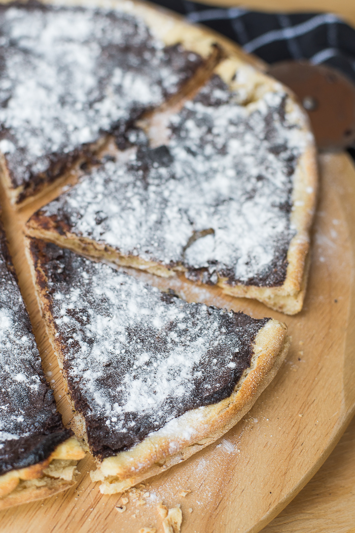 Pizza met Nutella