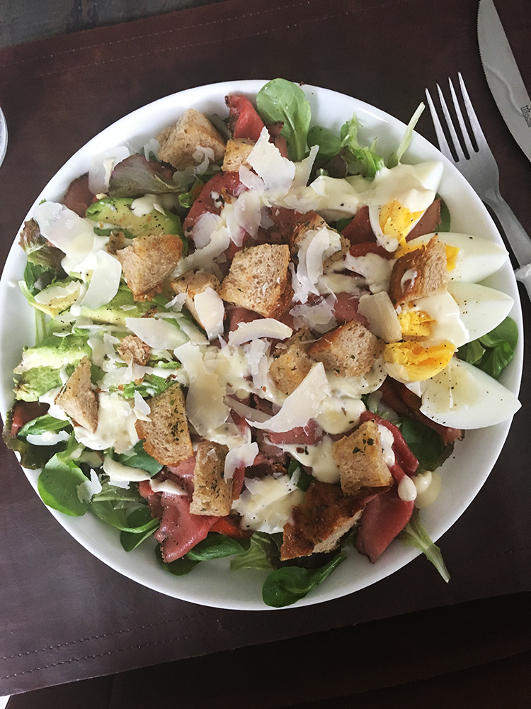 rosbiefsalade