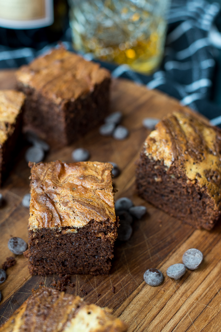 Whiskey cheesecakebrownies