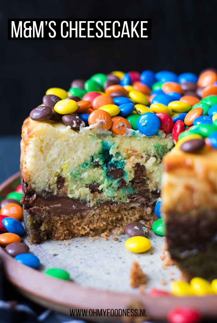 M&M's cheesecake