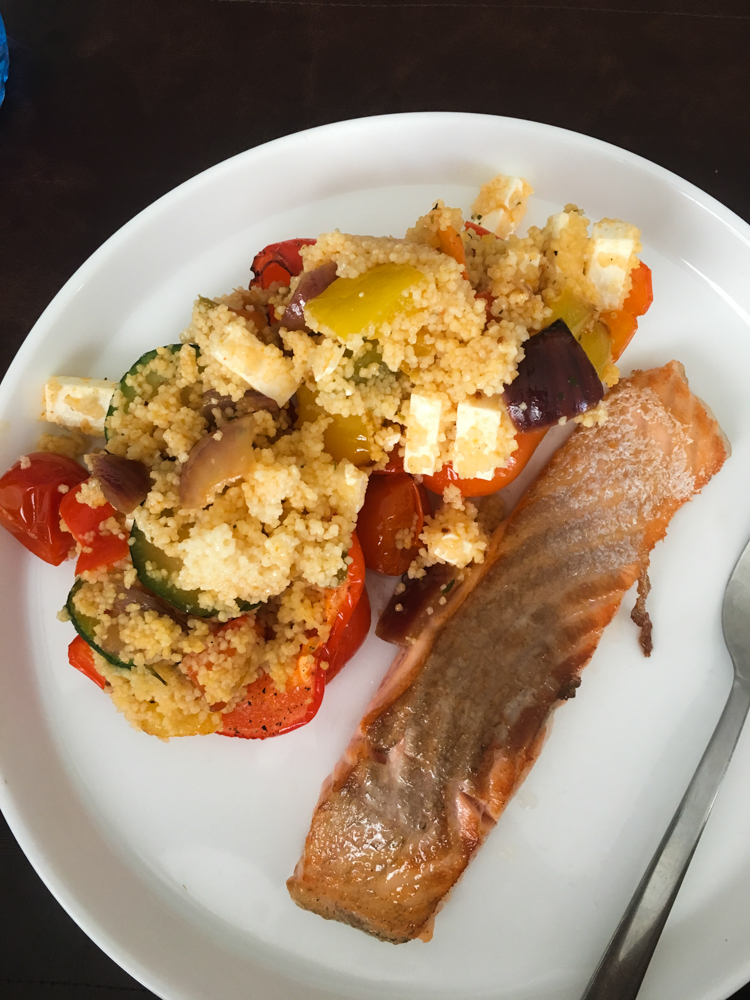 couscous met zalm