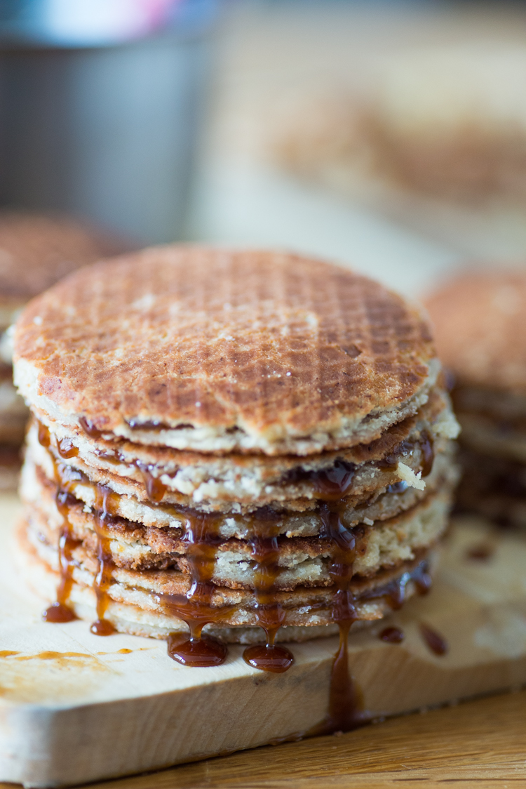 Homemade stroopwafels